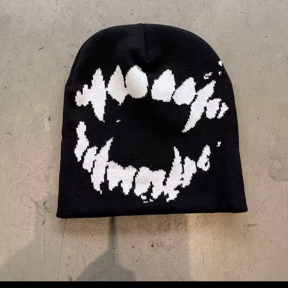 Black and White Edgy Fashion Hat